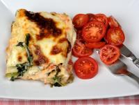 Lasagne med spenat och grönsaker
